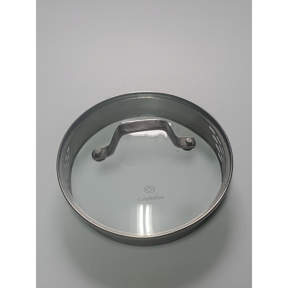 Calphalon Glass Stainless Steel Replacement Strainer Lid 6 3/8" Inner - 7" Outer